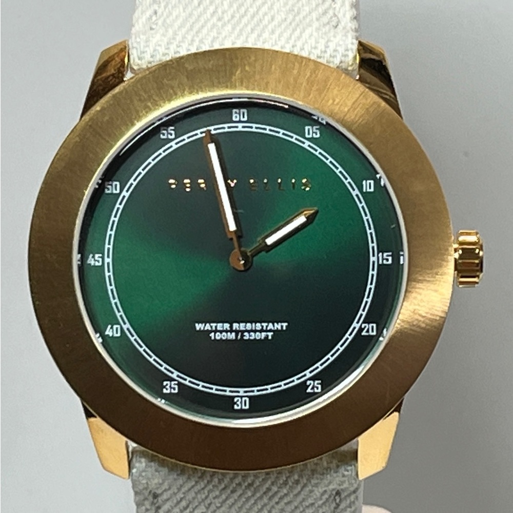 Watch Perry Ellis slim Gold 44mm 10ATM